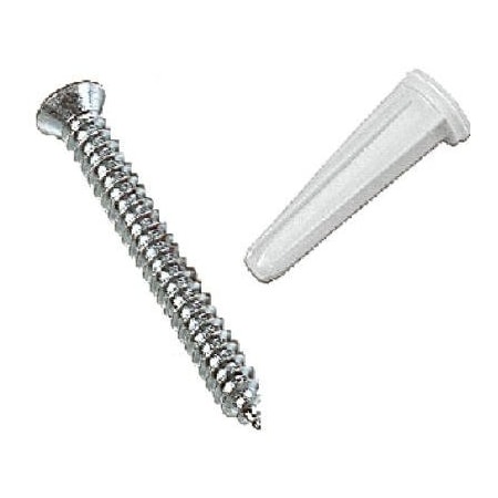 Knape & Vogt 6PK WHT Screws 80-88DP WH